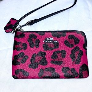 Coach Wristlet 6inch 4inch Tall.